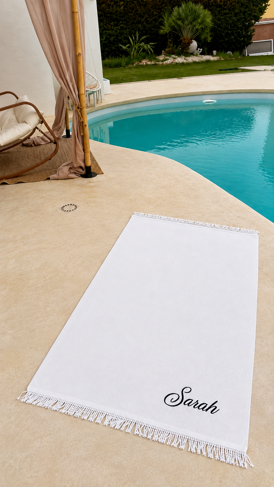 Tapis de prière blanc