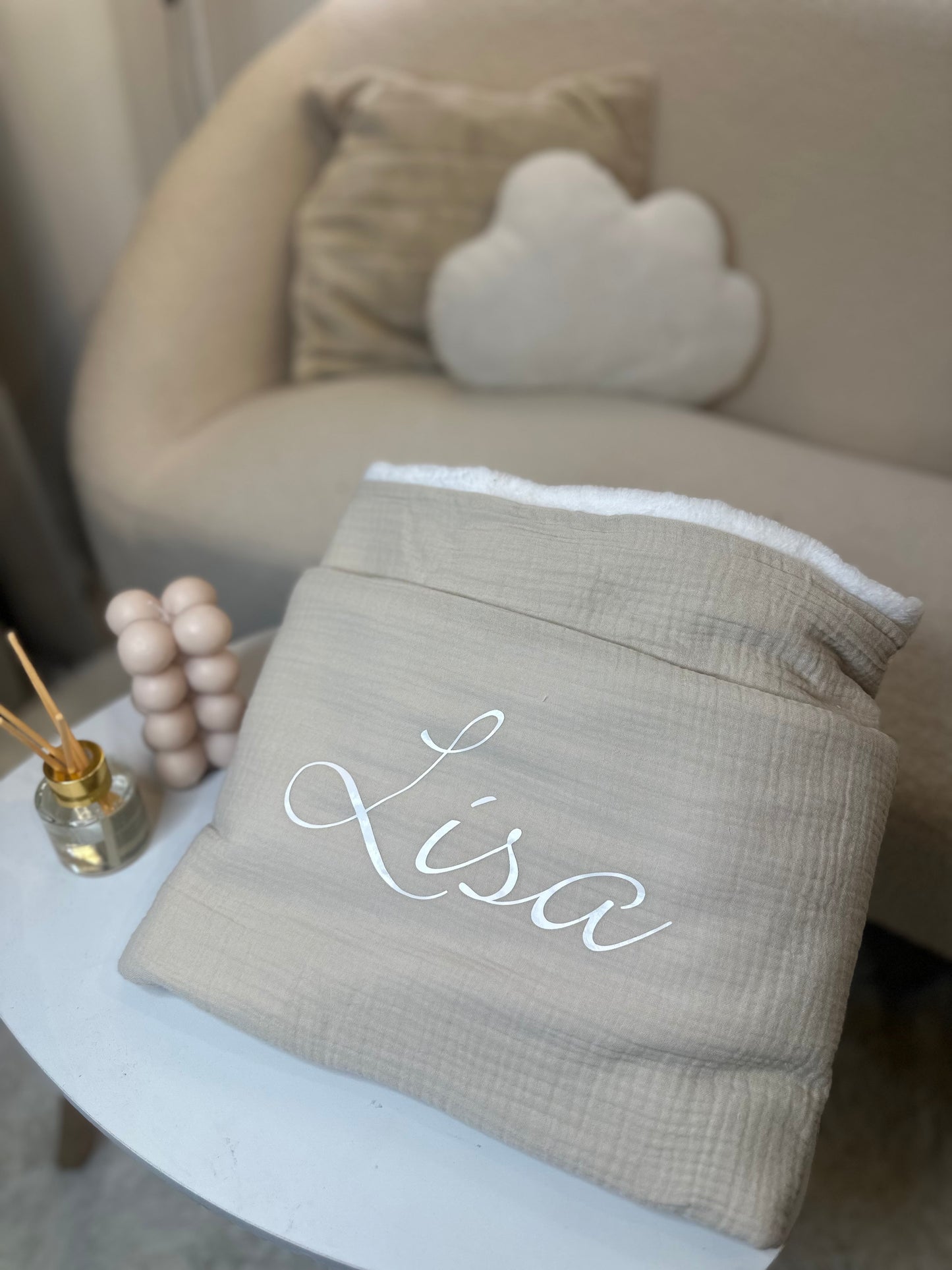 Couverture plaid personnalisée