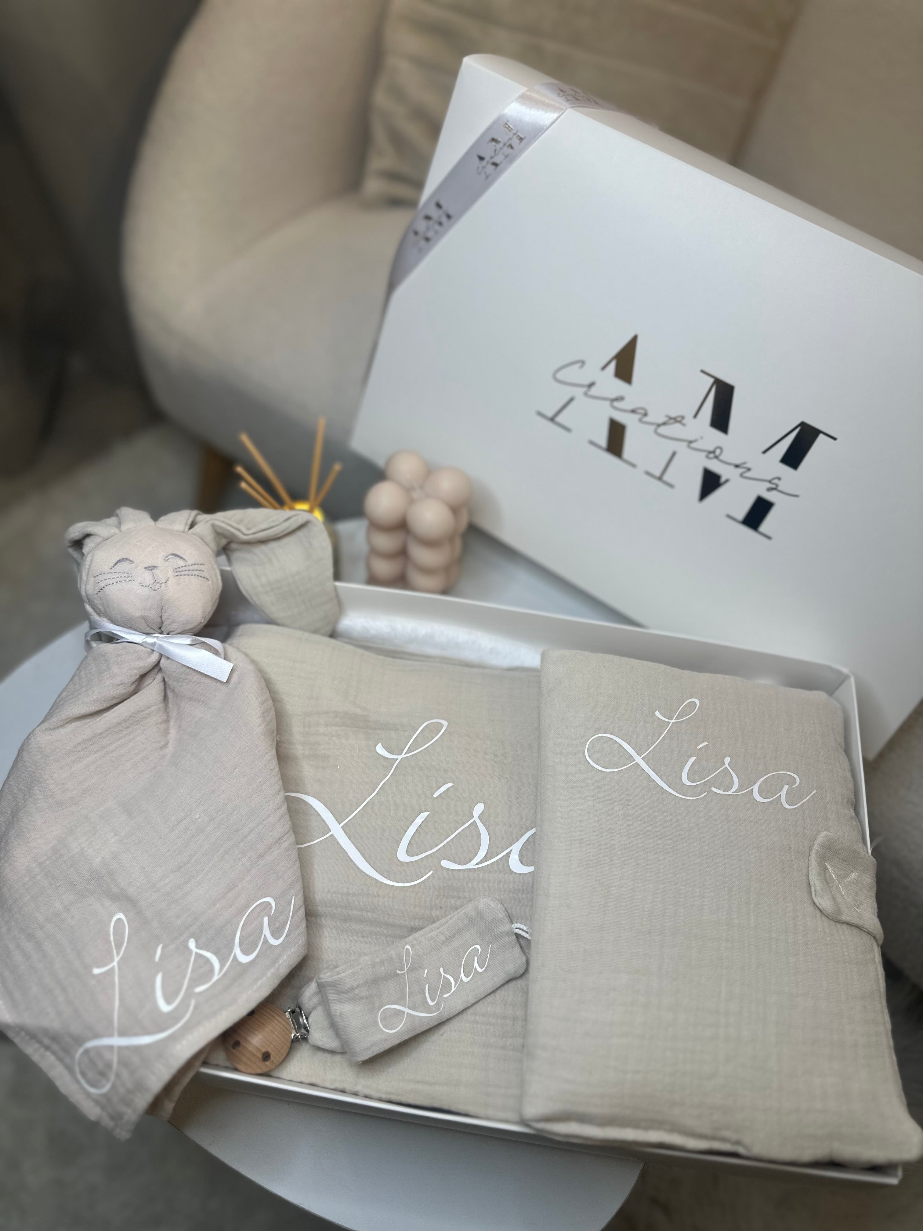 Coffret gaz de cotton personnalisé