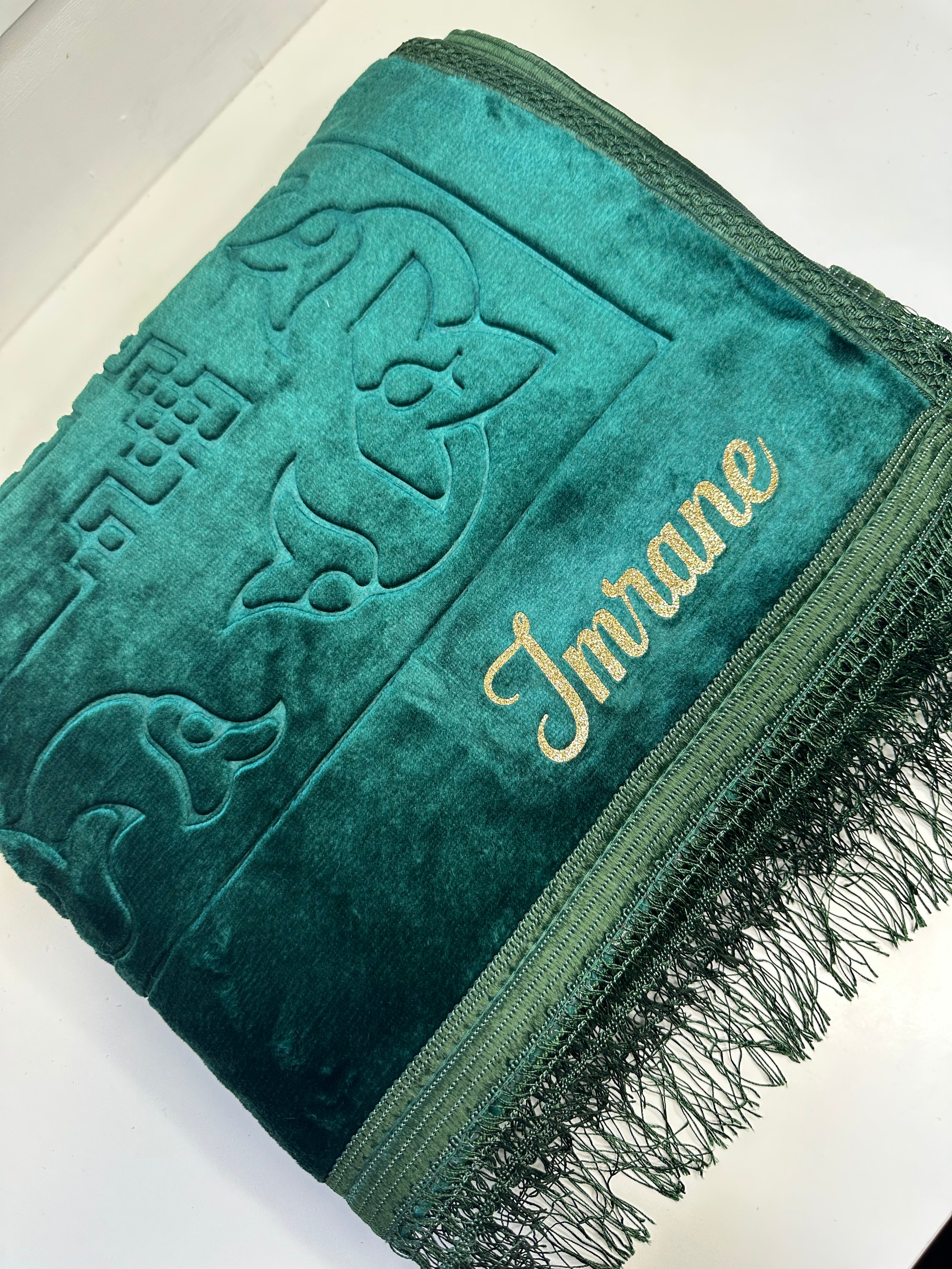 Tapis vert personnalisé