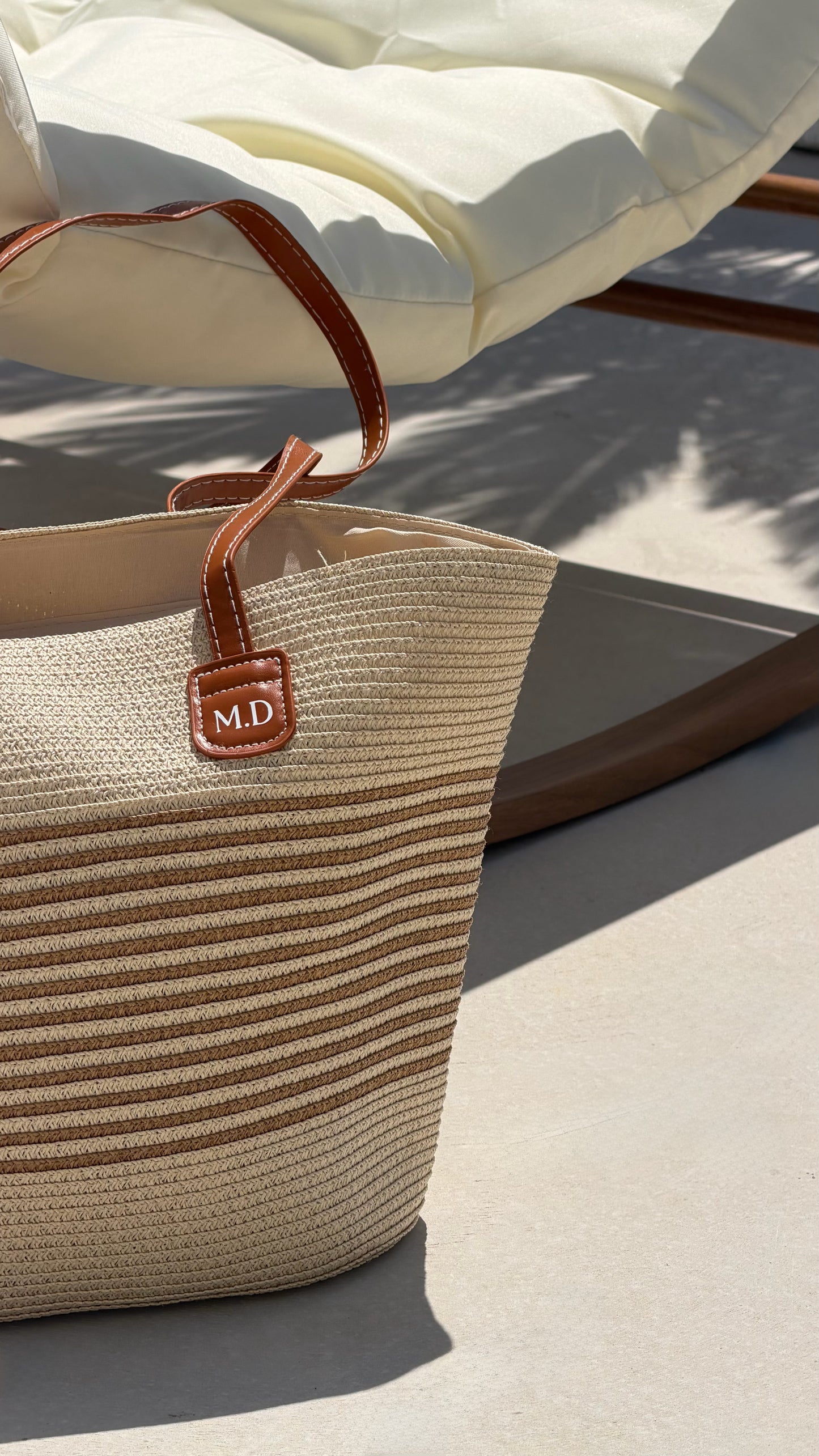 Panier personnalisé initiales