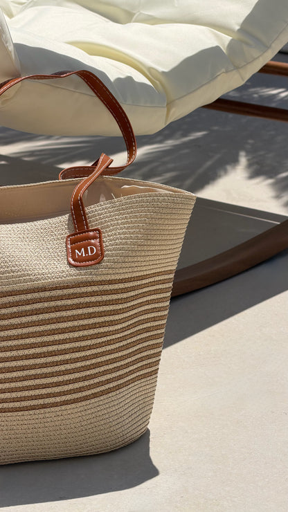 Panier personnalisé initiales
