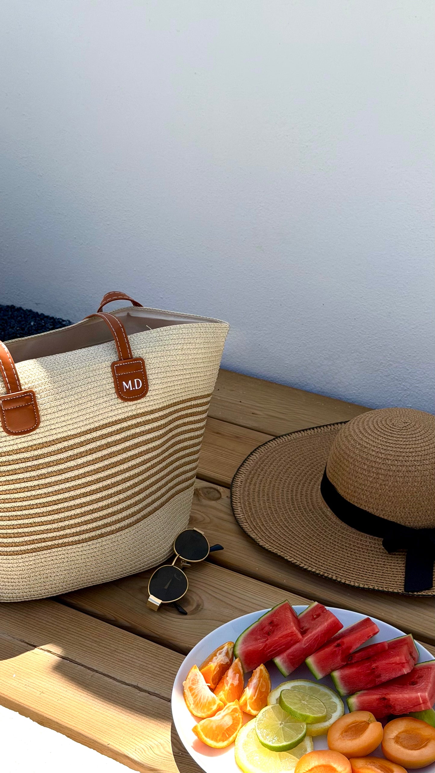 Panier personnalisé initiales