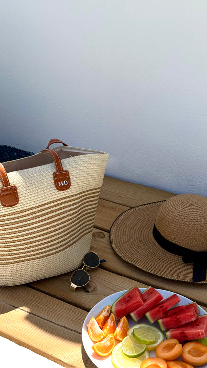 Panier personnalisé initiales
