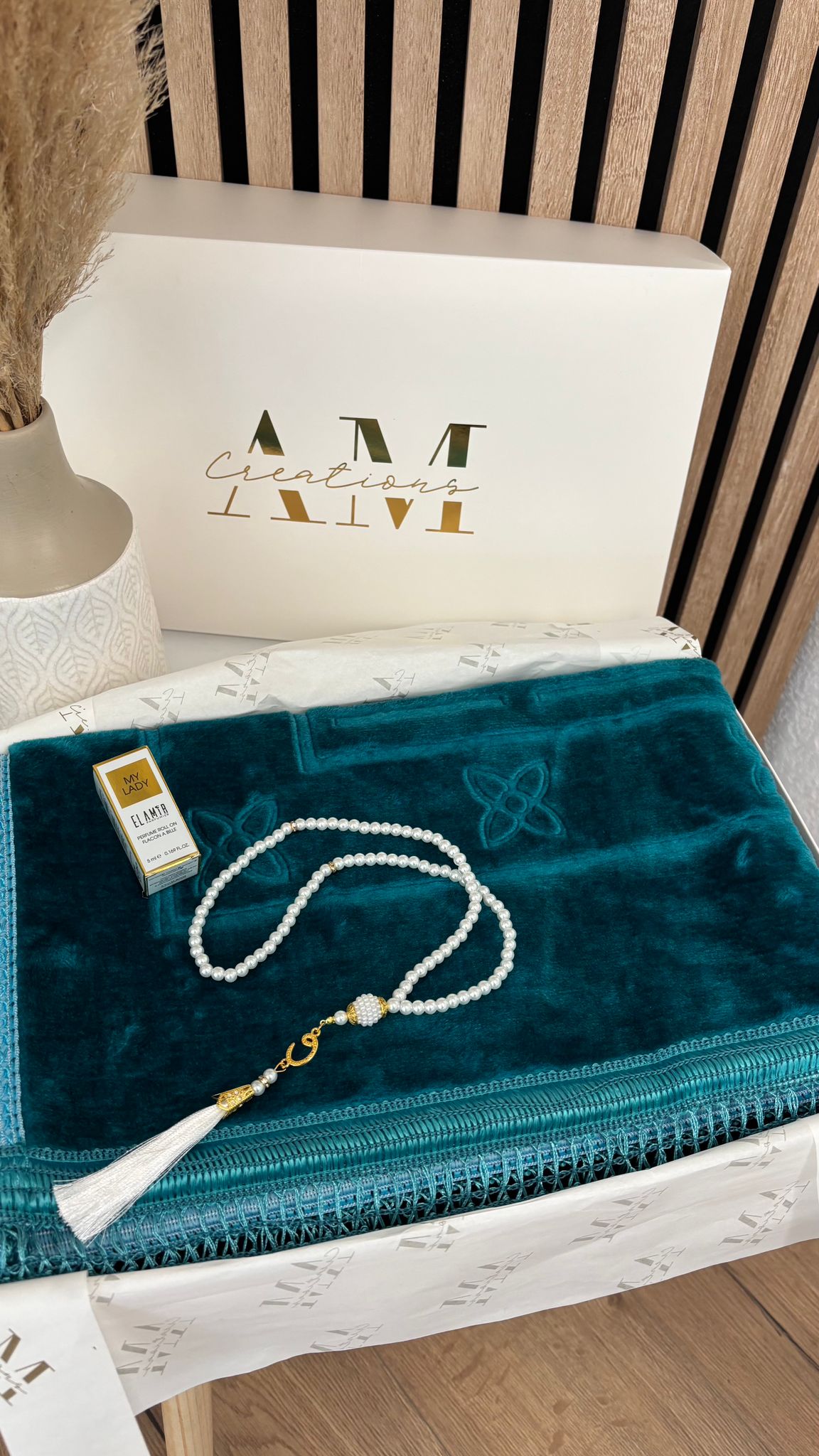 Coffret Sajjada Bleu Turquoise