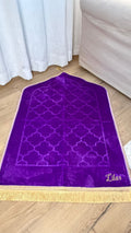 Tapis de Prière forme mecque Violet