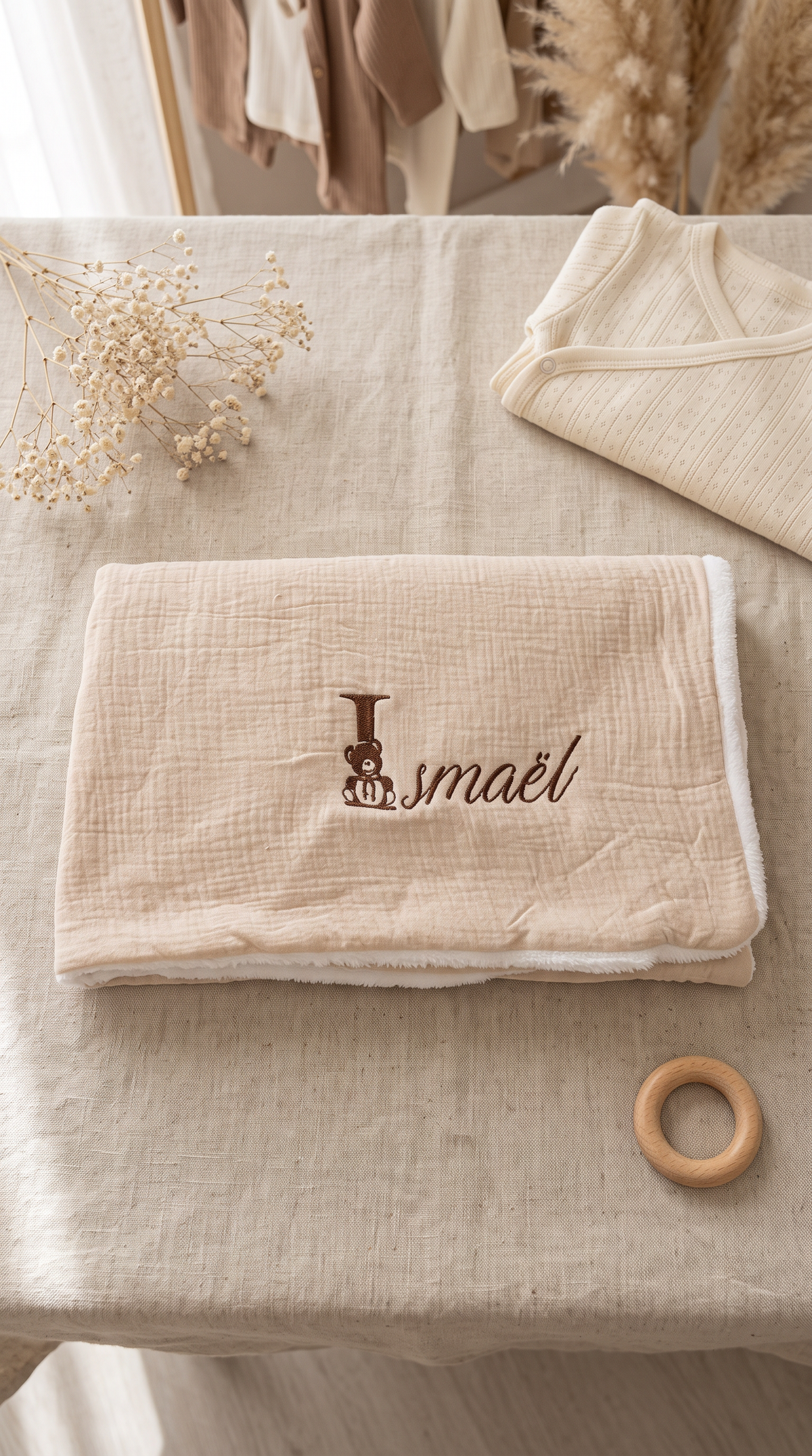 Couverture beige