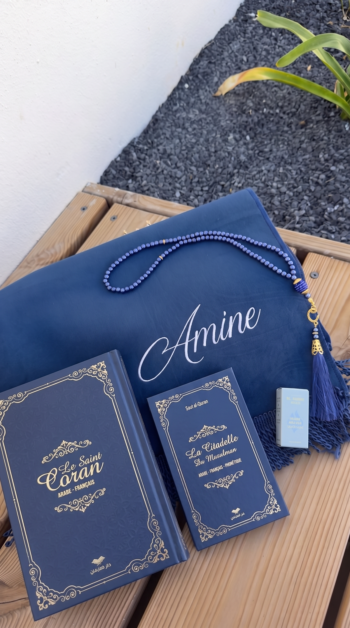 Coffret de prière deluxe bleu