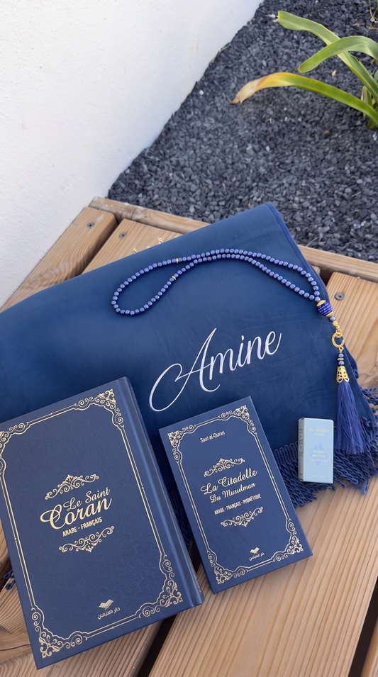 Coffret de prière deluxe bleu