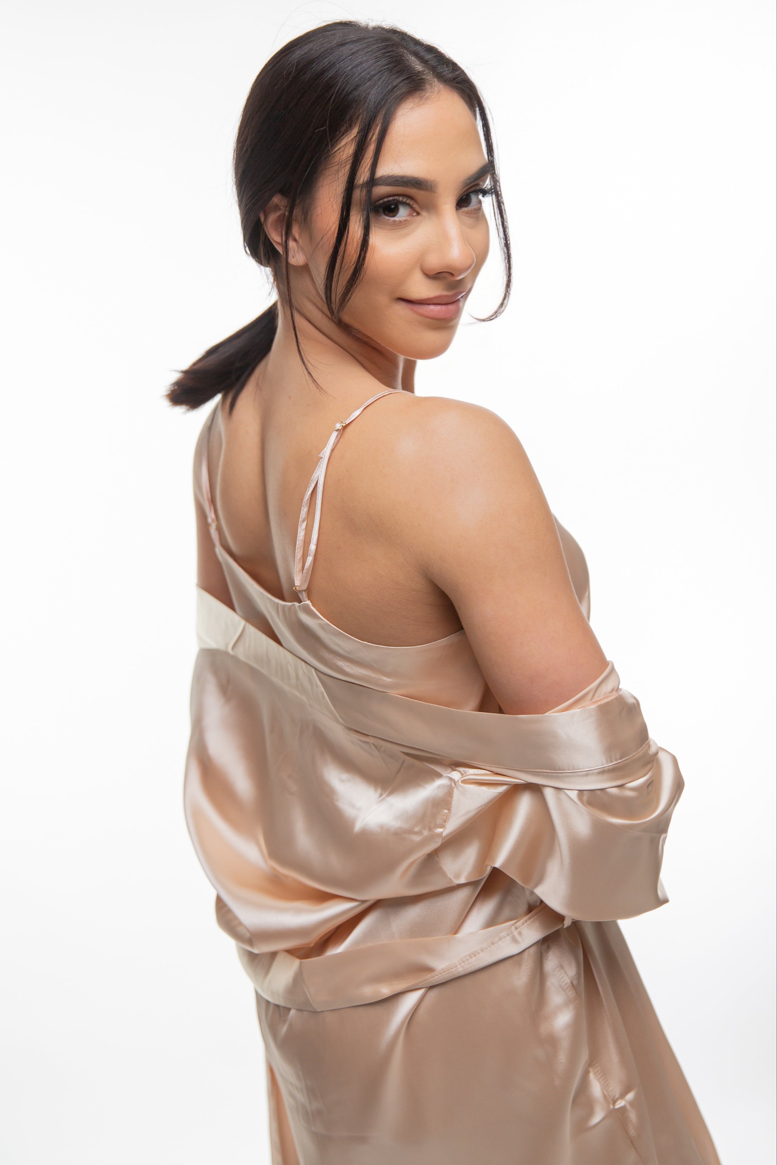 Pyjama personnalisé 3 pièces nude