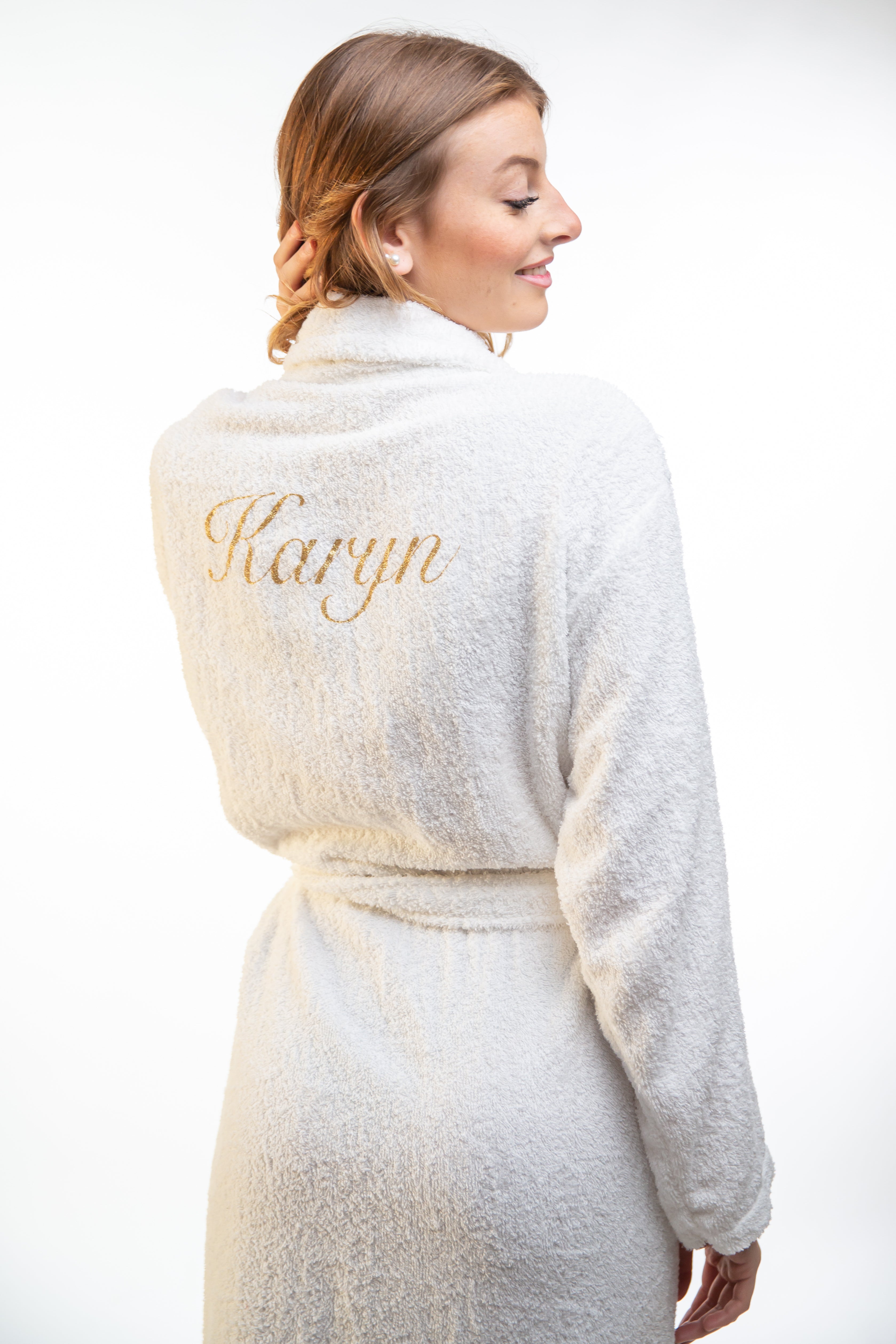 Peignoir de bain personnalise
